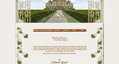 Desktop Screenshot of chateau-royal.de